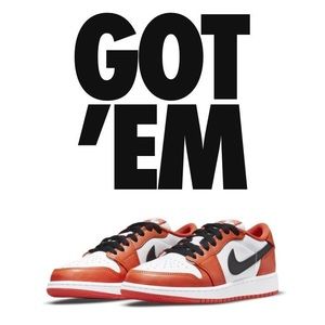 Nike Air jordan 1 Low starfish 6Y/6M/7.5W